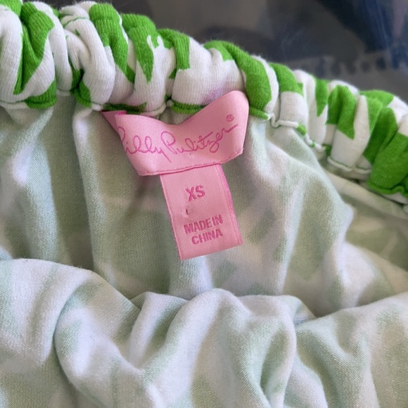 Lilly Pulitzer size XS green dress dragon fly - Picture 4 of 5